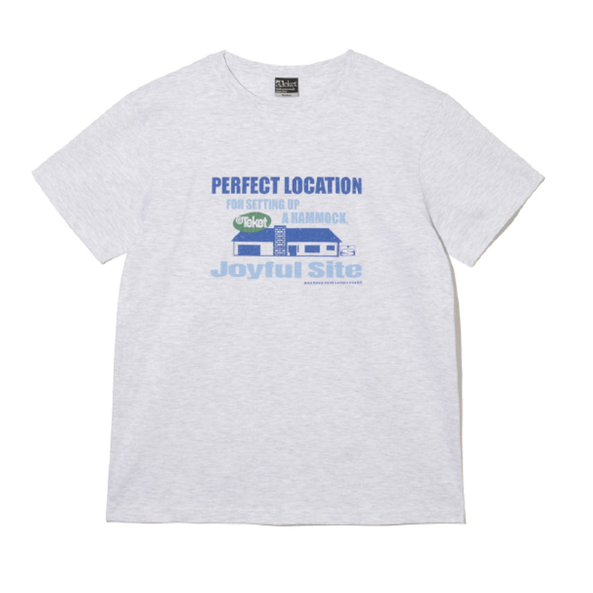 [SOLD OUT] [L] 테켓 Joyful Tee 반팔티 Melange Gray