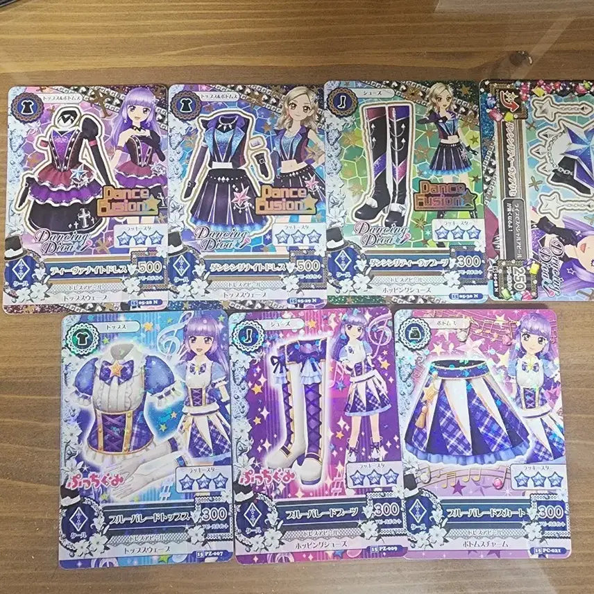 [BUNJANG] Aikatsu Dancing Diva School Look Rira Rin Sumire IAM SUTA Bundle Set / 오늘만 일괄1.7) 아이카츠 댄싱디바 스쿨룩 리라 린 스미레 아이엠스타