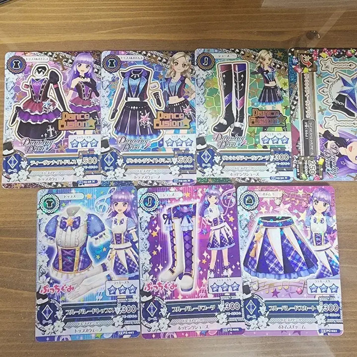 [BUNJANG] Aikatsu Dancing Diva School Look Rira Rin Sumire IAM SUTA Bundle Set / 오늘만 일괄1.7) 아이카츠 댄싱디바 스쿨룩 리라 린 스미레 아이엠스타
