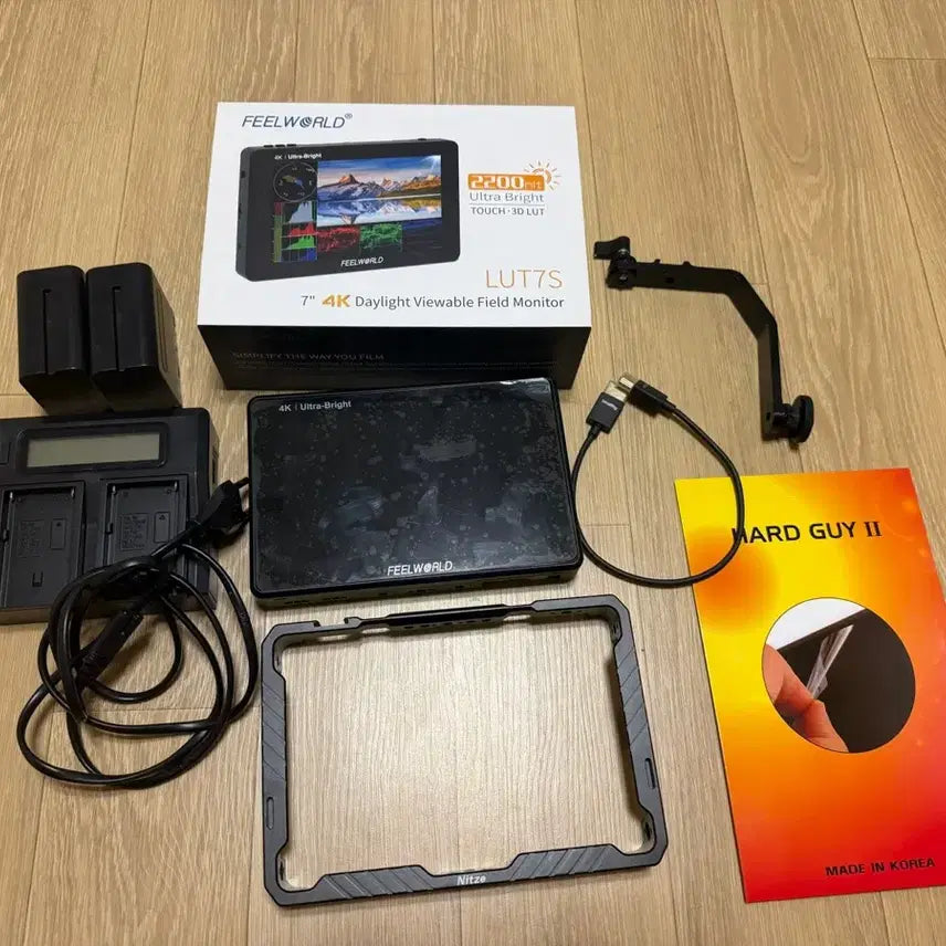 [BUNJANG] FEELWORLD LUT7S 7-inch 4K Monitor Set / FEELWORLD LUT7S 7인치 4K 모니터 세트