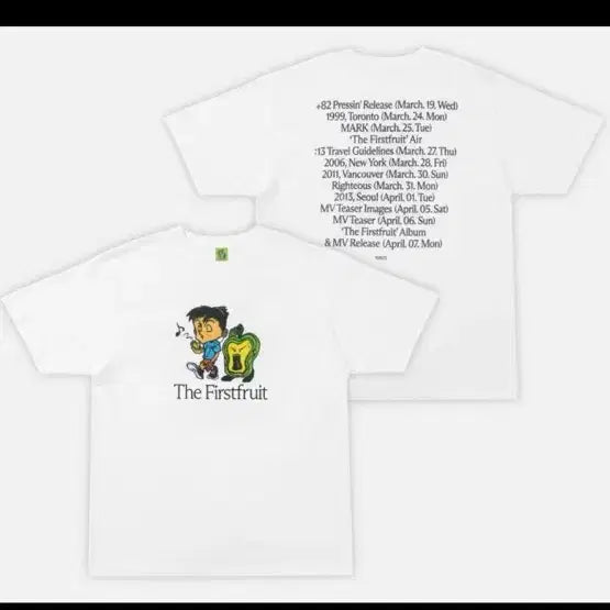 [BUNJANG] Mark Thamte T-Shirt (Sealed) / 마크 탐테 티셔츠(미개봉)