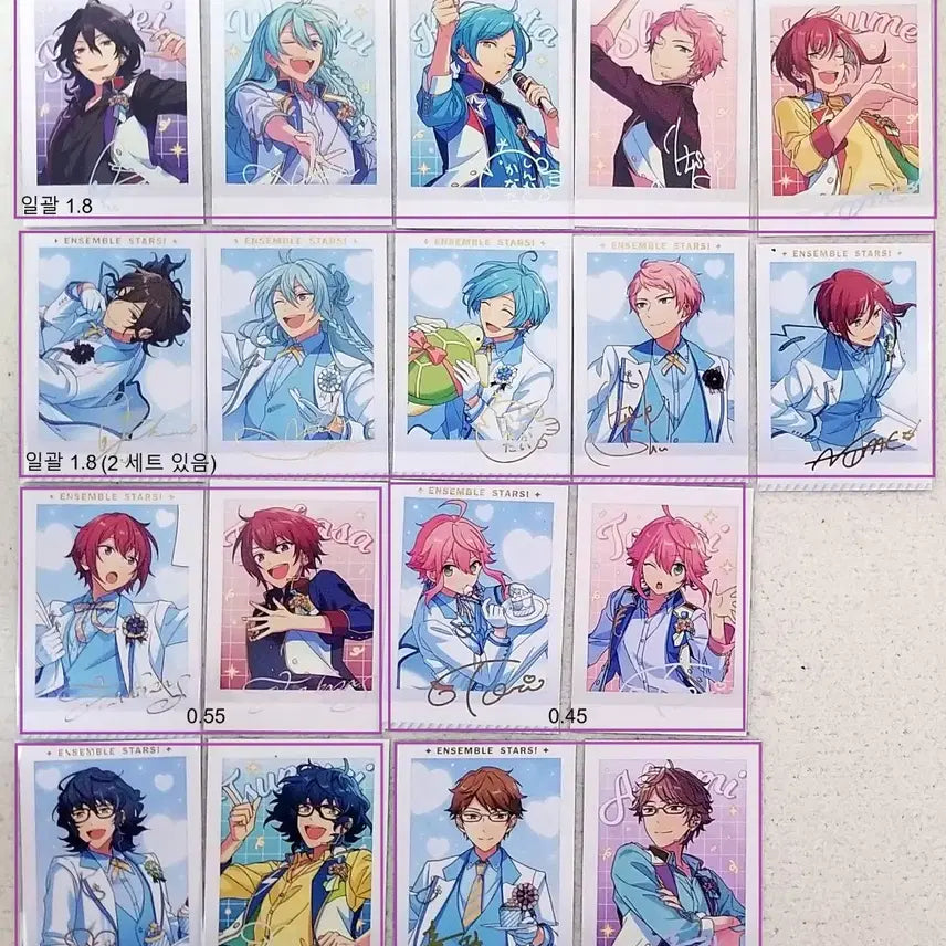 [BUNJANG] Ensemble Stars! Bundle Set - Rei, Wataru, Kanata, Shu, Natsume / [일괄] 처분가 앙스타 레이 와타루 카나타 슈 나츠메