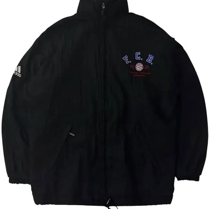 [BUNJANG] 1992-93 Bayern Munich Adidas Bench Coat Jacket - Black (Adidas S) / 92-93 초희귀 뮌헨 바람막이