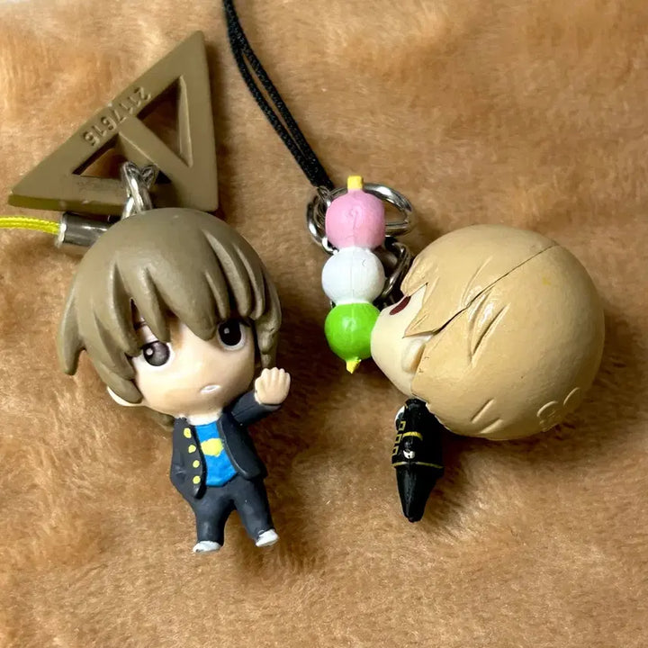 [BUNJANG] Gintama Okita Sougo Figure Strap Bundle Set / 일괄) 은혼 오키타 소고 피규어 스트랩 삼젯 고전 당고 낚시 키링 판매