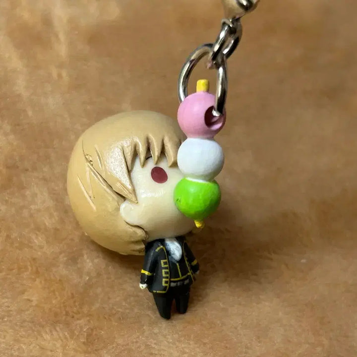 [BUNJANG] Gintama Okita Sougo Figure Strap Bundle Set / 일괄) 은혼 오키타 소고 피규어 스트랩 삼젯 고전 당고 낚시 키링 판매