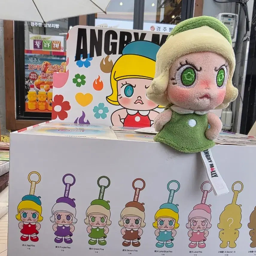 [BUNJANG] Angry Molly Figure Keyring / 앵그리 몰리 피규어 키링