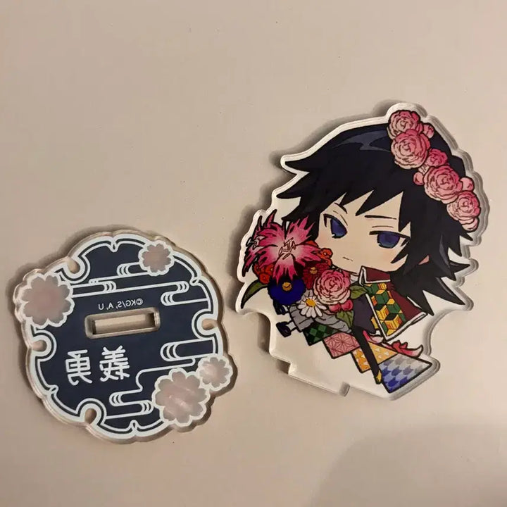 [BUNJANG] Demon Slayer Giyu Birthday Flower Acrylic Stand / 귀멸의 칼날 기유 탄생화 아크릴 스탠드