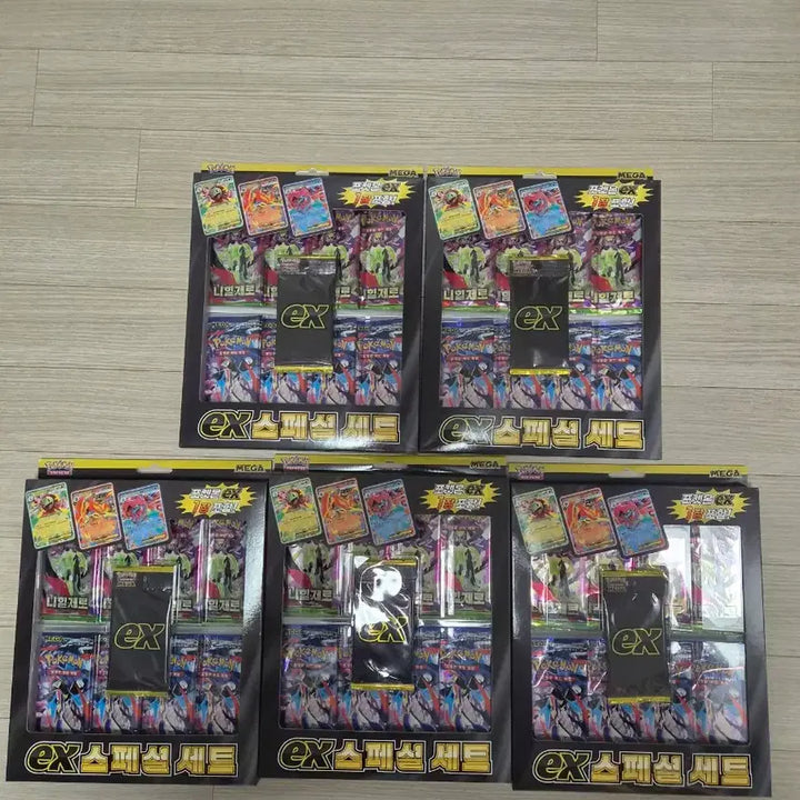 [BUNJANG] Pokemon Card EX Special Set Nihilzero &amp; Ninja Spinner Bundle / 무료배송)5박스 포켓몬카드 EX 스페셜 세트 니힐제로 닌자스피너