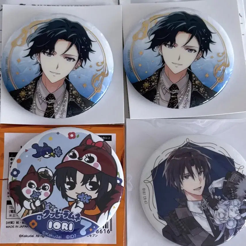 [BUNJANG] IDOLiSH7 Iori 10th Anniversary Kufi Ramune Can Badge Bundle Set / 아이나나 이오리 10주년 엑스포 쿠피라무네 캔뱃지