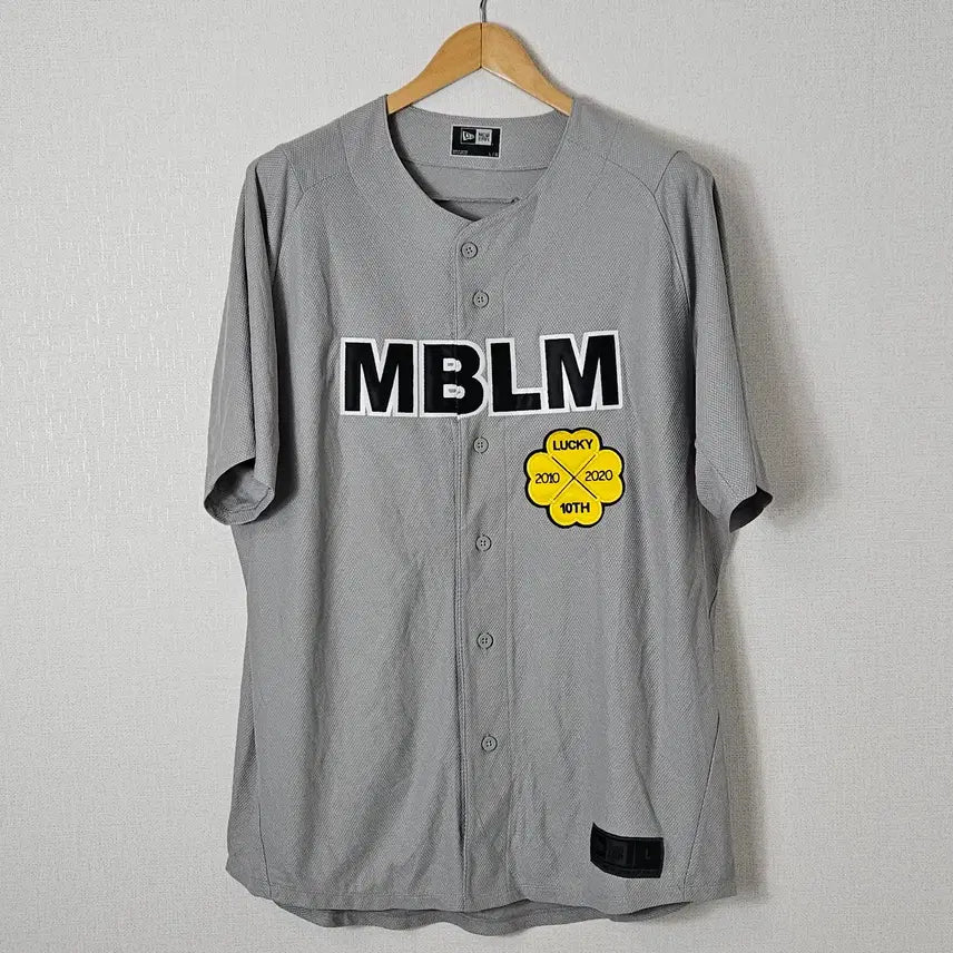 [BUNJANG] New Era Baseball Short Sleeve Shirt Uniform Jersey L / 뉴에라 베이스볼 반팔셔츠 유니폼 져지 L