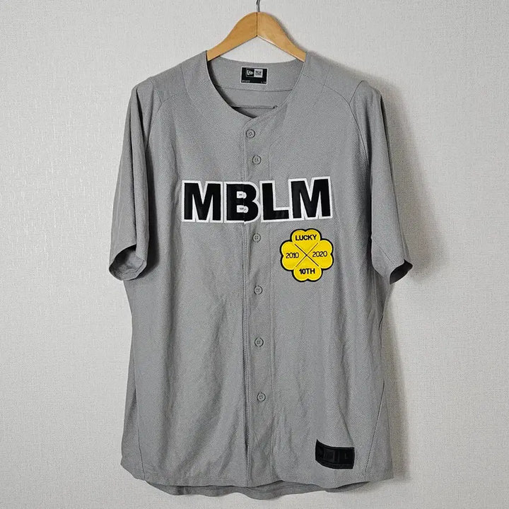 [BUNJANG] New Era Baseball Short Sleeve Shirt Uniform Jersey L / 뉴에라 베이스볼 반팔셔츠 유니폼 져지 L