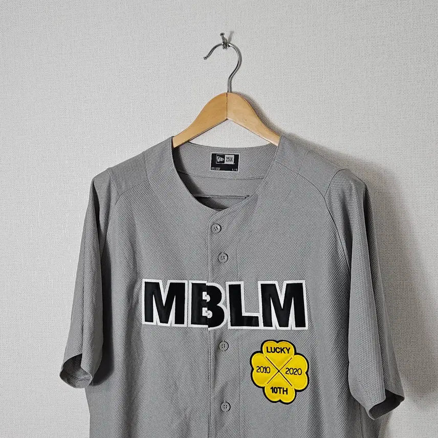 [BUNJANG] New Era Baseball Short Sleeve Shirt Uniform Jersey L / 뉴에라 베이스볼 반팔셔츠 유니폼 져지 L