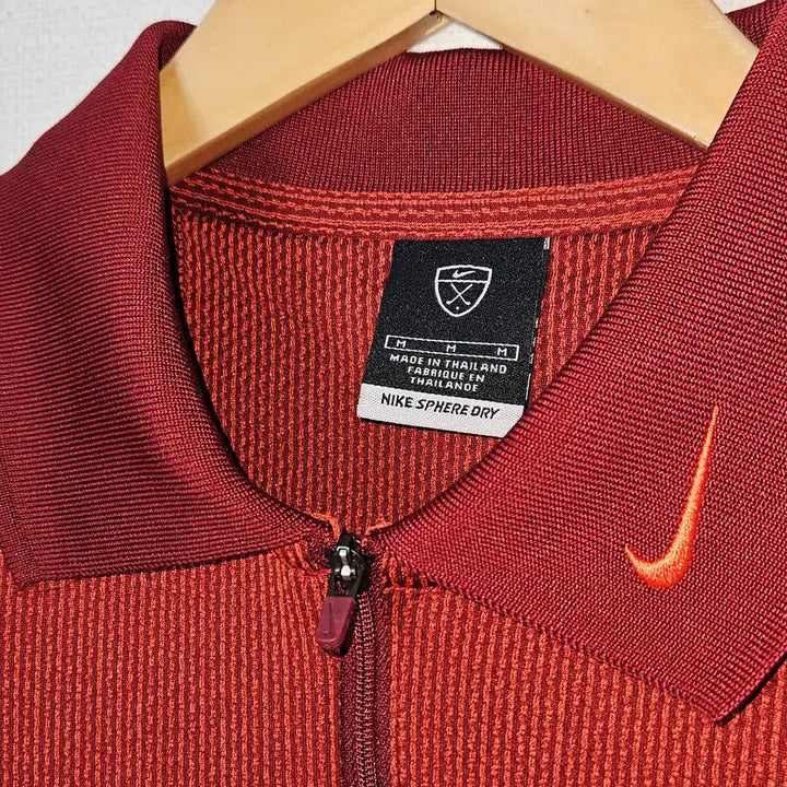 [BUNJANG] Nike Golf Polo Short Sleeve Knit Half Zip Top M (105) / 나이키 골프 폴로 반팔 카라티 니트 하프집업 풀집 M 105 거의 새상품