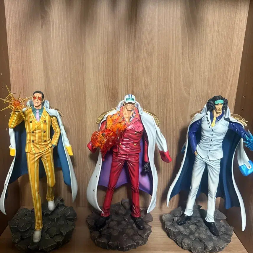 [BUNJANG] One Piece WCF - Three Admirals Resin Statue Set / 원피스 릭킹독 삼대장 레진피규어