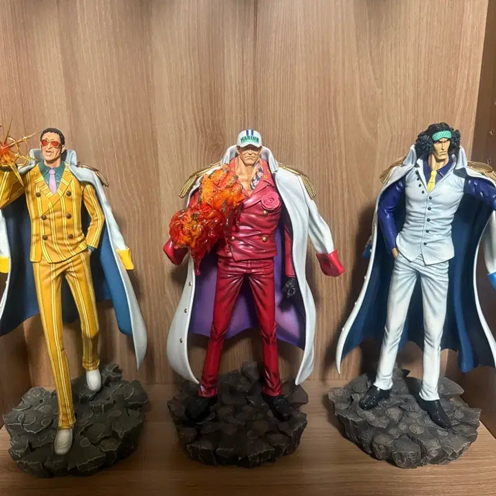 [BUNJANG] One Piece WCF - Three Admirals Resin Statue Set / 원피스 릭킹독 삼대장 레진피규어