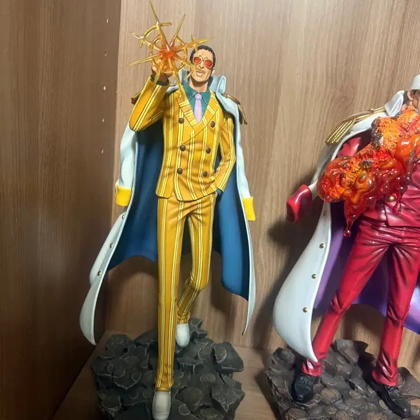 [BUNJANG] One Piece WCF - Three Admirals Resin Statue Set / 원피스 릭킹독 삼대장 레진피규어