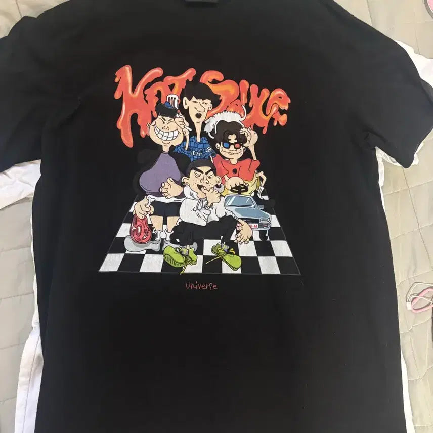 [BUNJANG] Hot Sauce T-Shirt / 핫소스 굿즈 티셔츠