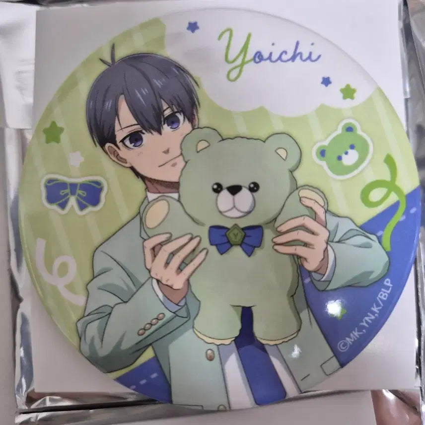 [BUNJANG] Blue Lock Teddy Bear Suit Can Badges - Isagi, Bachira, Rin, Chigiri, Nagi / 블루록 테디베어 수트 캔뱃지 이사기 바치라 린 치기리 레오