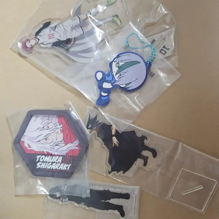 [BUNJANG] Blue Lock &amp; My Hero Academia Lottery Prize Acrylic Stand &amp; Keyring Bundle Set / 블루록,나히아 쿠지 하위상 일괄 판매