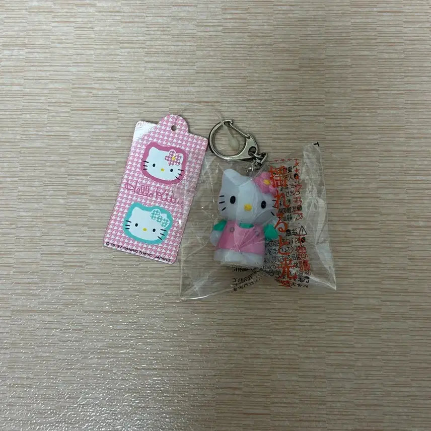 [BUNJANG] Sanrio Retro Heisei Kaonashi Hello Kitty Light Keyring / (오늘만)산리오 고전 레트로 헤이세이 카오하나 헬로키티 키티 라이트 키링