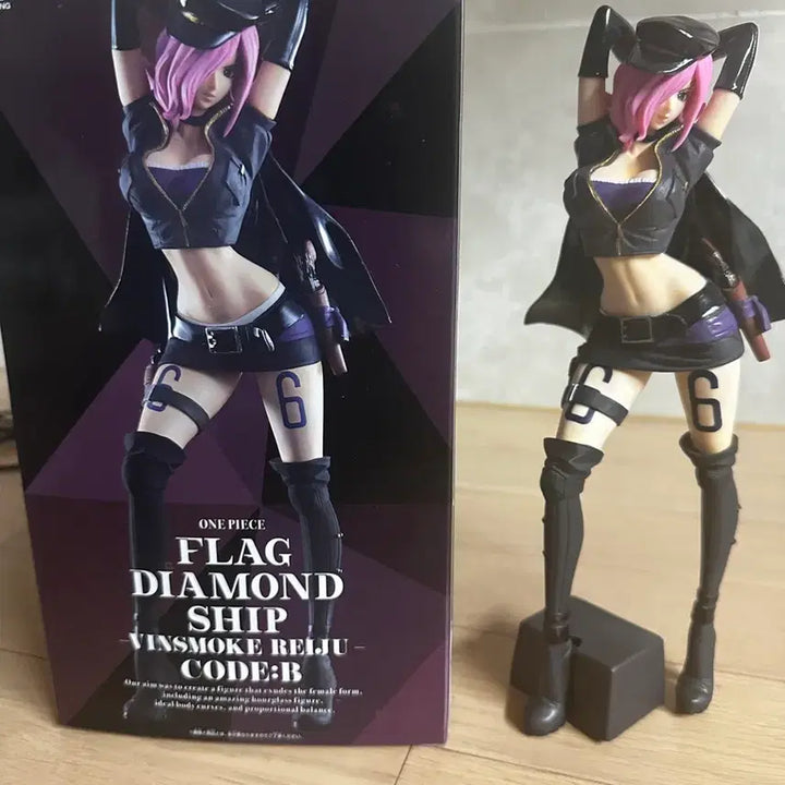 [BUNJANG] One Piece Vinsmoke Reiju FLAG DIAMOND SHIP CODE:B Figure (Opened) / 원피스 빈스모크 레이쥬 FLAG DIAMOND SHIP CODE:B 피규
