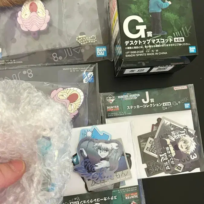 [BUNJANG] Hunter x Hunter Zoldyck Family Killua Childhood Figure &amp; Merchandise Set / 헌터x헌터 조르딕쿠지 G상 키르아 유년시절 피규어