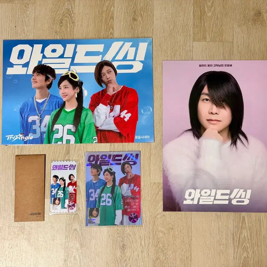 [SOLD OUT] <와일드씽> 광음/최성곤 포스터+TTT+오리지널티켓+아트카드 일괄