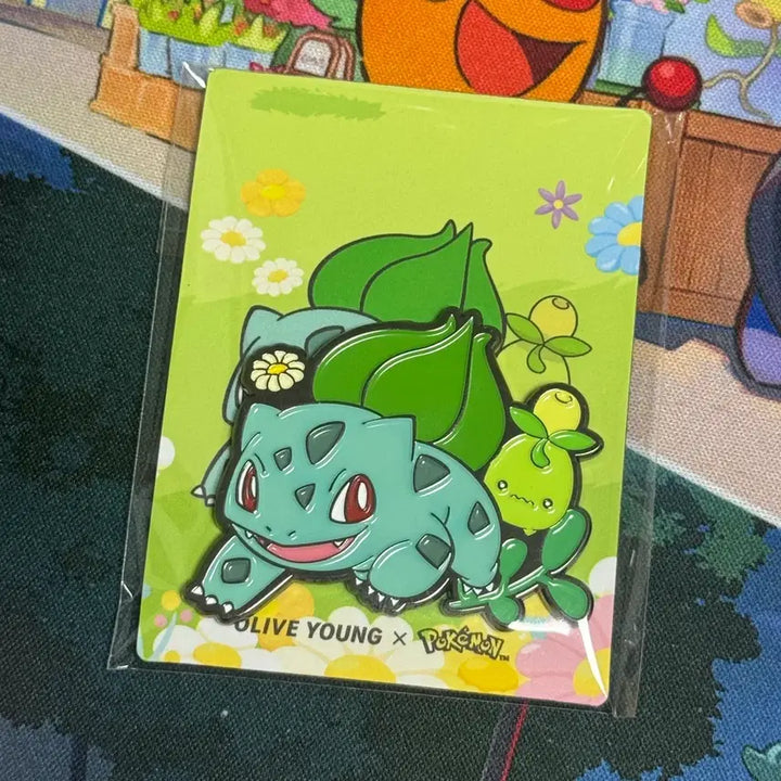 [BUNJANG] Olive Young x Bulbasaur Badge / 올리브영X이상해씨 뱃지