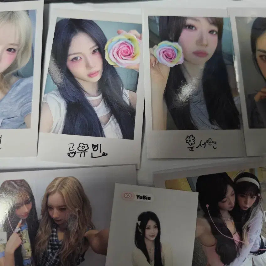 [BUNJANG] tripleS LOVE&amp;POP Unit Photocard Sticker Set HaYeon, YuBin, JiYeon, SeoYeon / 트리플에스 러브앤팝 공방 포카 띠부씰 유연,하연,유빈,지연,서연