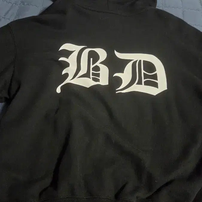 [BUNJANG] Big Deal Appliqué Zip-Up Hoodie / 빅딜 아플리케 후드집업
