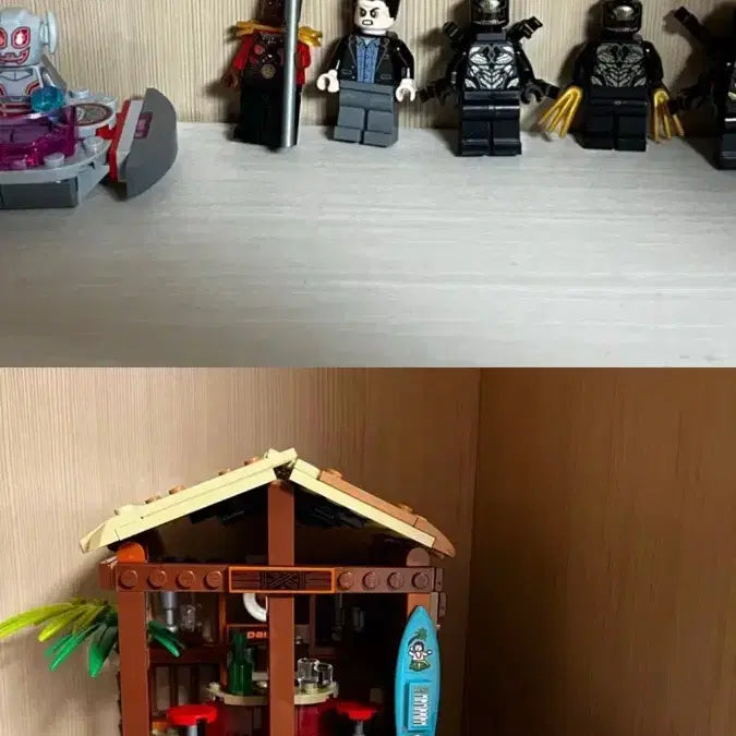 [BUNJANG] LEGO Marvel Minifigure 6-Piece Set + LEGO One Piece 75636 Hut Bulk / 일괄)레고 마블 미니피규어 6종+레고 원피스75636 오두막 벌크