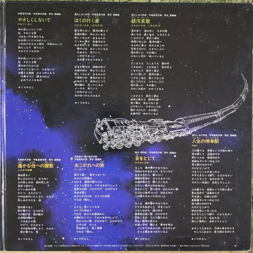 [BUNJANG] Galaxy Express 999 OST LP (1981) / 은하철도999 <주제가 히트곡집> 만화 OST LP