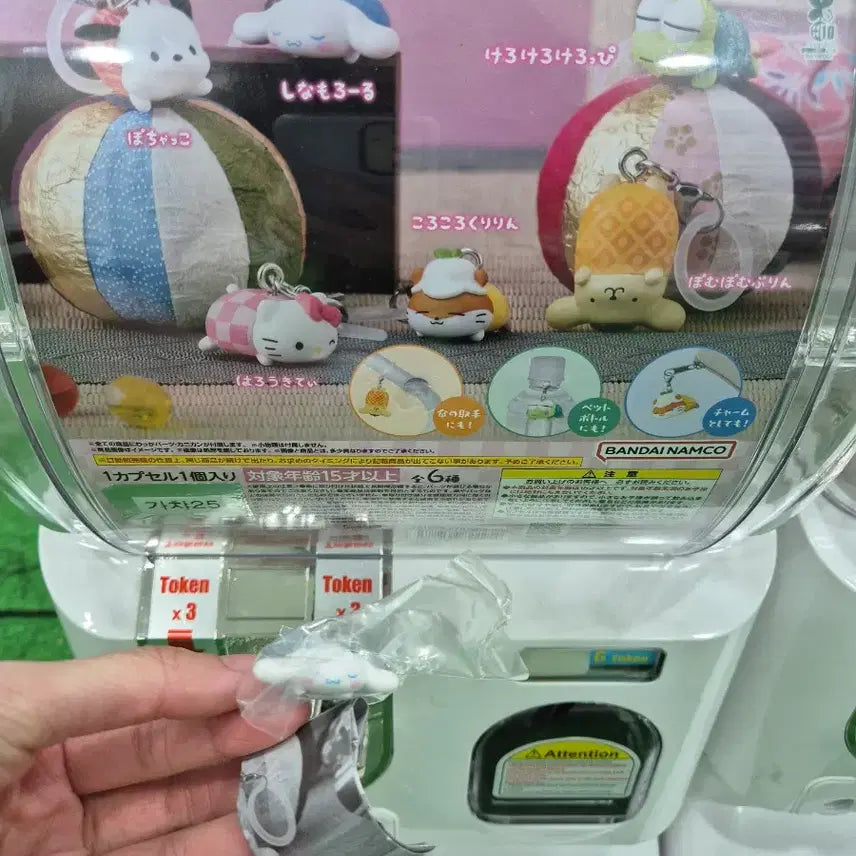 [SOLD OUT] [시나모롤] 반다이 산리오 오테다마 메지루시 악세사리 가챠