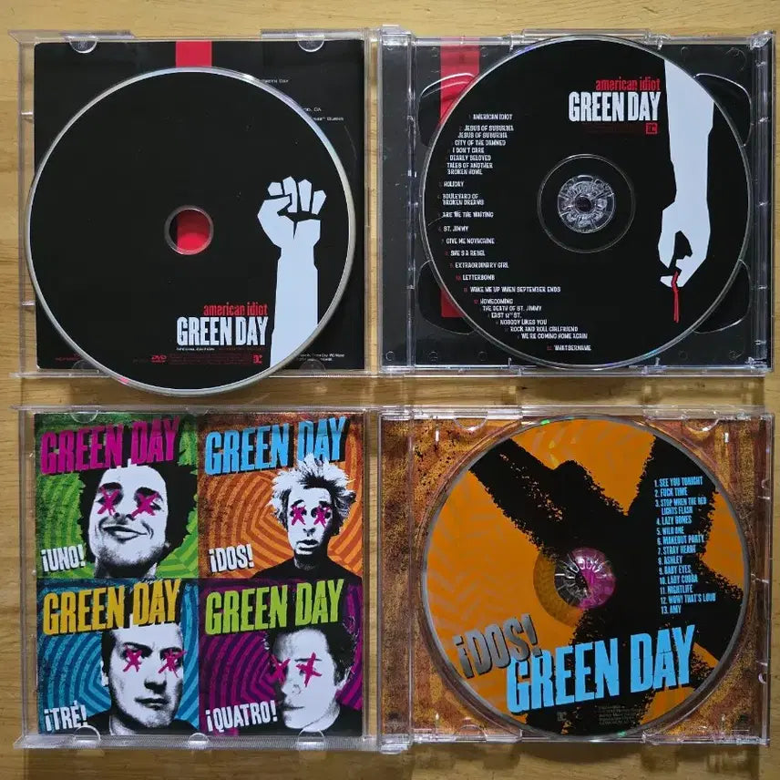 [BUNJANG] Green Day 2 Album Bundle (American Idiot, ¡Dos!) / CD 음반 Green Day 그린데이 앨범 2장