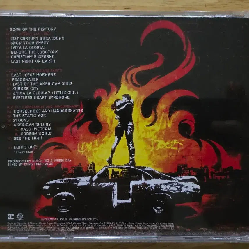 [BUNJANG] Green Day 21st Century Breakdown CD / CD 음반 Green Day 그린데이- 21st Century