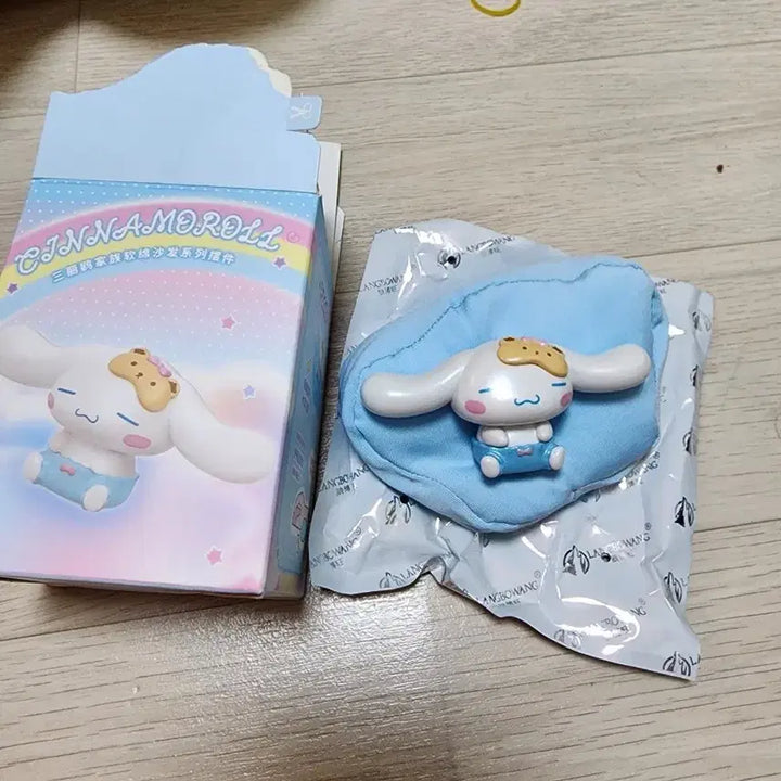 [BUNJANG] Sanrio Cinnamoroll Cushion Figure / 산리오 시나모롤 쿠션 피규어