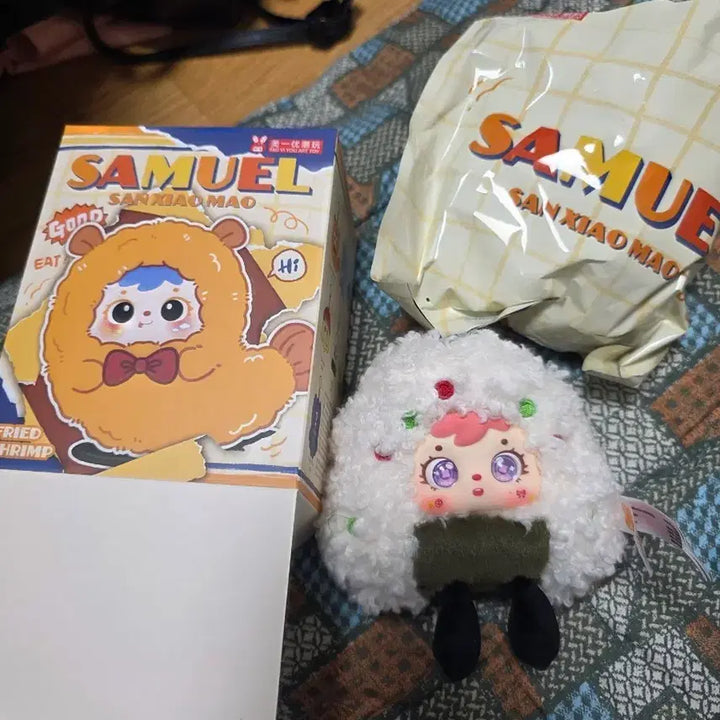 [BUNJANG] SAMUEL San Xiaomao "Samgak Kimbap" Plush Doll / SAMUEL 산샤오마오 삼각김밥