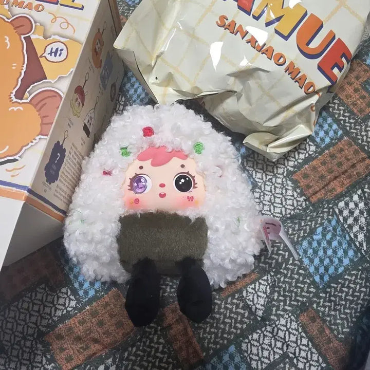 [BUNJANG] SAMUEL San Xiaomao "Samgak Kimbap" Plush Doll / SAMUEL 산샤오마오 삼각김밥