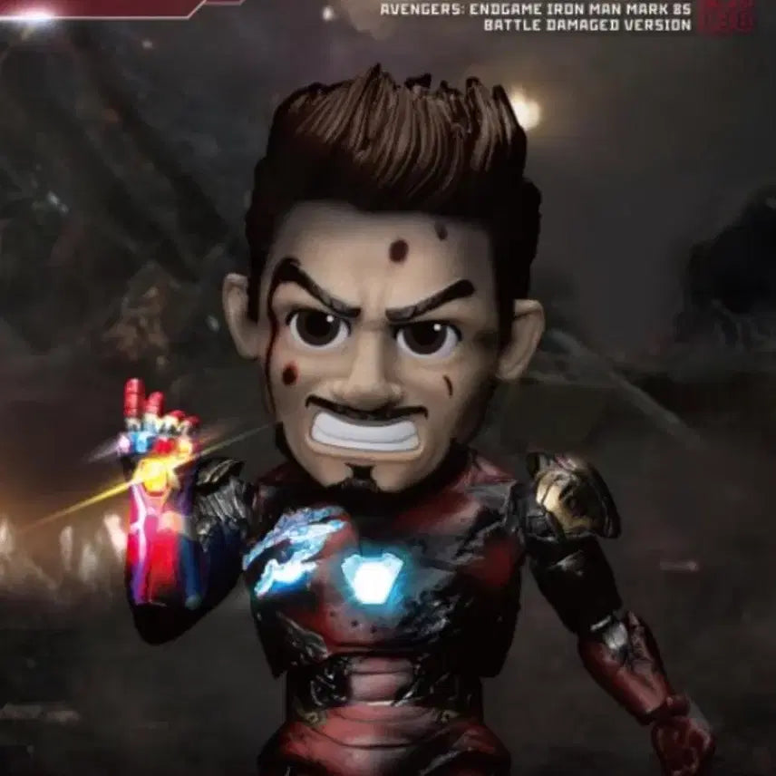 [BUNJANG] Beast Kingdom Egg Attack Iron Man Endgame Mark 85 Battle Damage Action Figure / 비스트킹덤 에그어택 아이언맨 엔드게임 마크85 배틀데미지