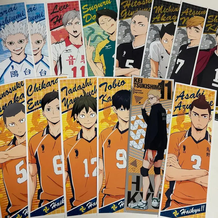 [BUNJANG] Haikyu!! Merchandise Sticker &amp; Photocard Bundle Set / 급전!!) 하이큐 비공굿/스티커/포카 지류 일괄