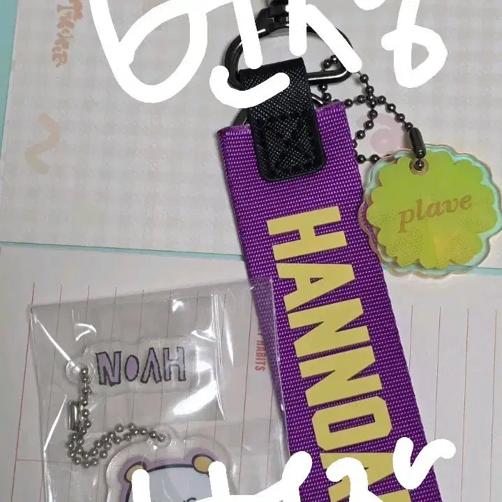 [BUNJANG] PlaYlist Noah Yeoreum Strap Keychain Bundle Set / 플레이브 육여름 스트랩 키링 노아 일괄양도