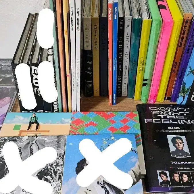 [BUNJANG] EXO K-Pop Albums Bundle Set with Photocards / 포카 포함 엑소 개봉 앨범 판매
