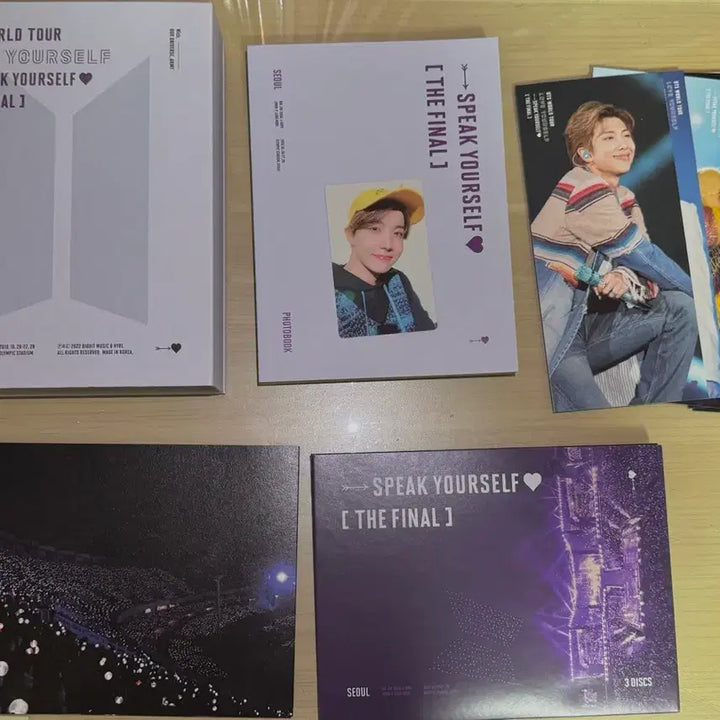 [BUNJANG] BTS Speak Yourself Concert Final DVD Bundle Set Hoseok Photocard / 방탄소년단 스픽콘 파이널 디비디