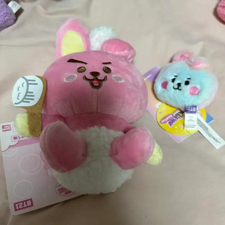 [BUNJANG] BT21 Kooky Japan Limited Edition &amp; Rainbow Kooky Plush Bundle Set / BT21 쿠키 일본 한정 + 무지개 쿠키 일괄