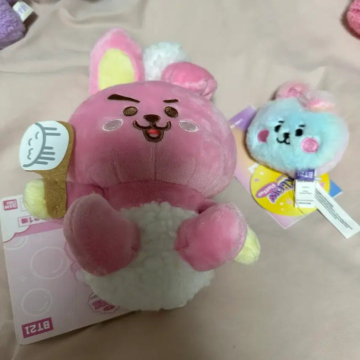 [BUNJANG] BT21 Kooky Japan Limited Edition &amp; Rainbow Kooky Plush Bundle Set / BT21 쿠키 일본 한정 + 무지개 쿠키 일괄