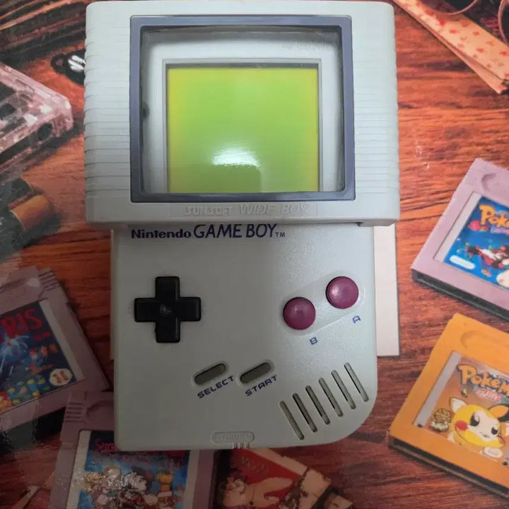 [BUNJANG] Nintendo Game Boy DMG-01 with Rare Wide Magnifier / 닌텐도 게임보이 DMG-01 + 와이드 확대경(희귀) 판매