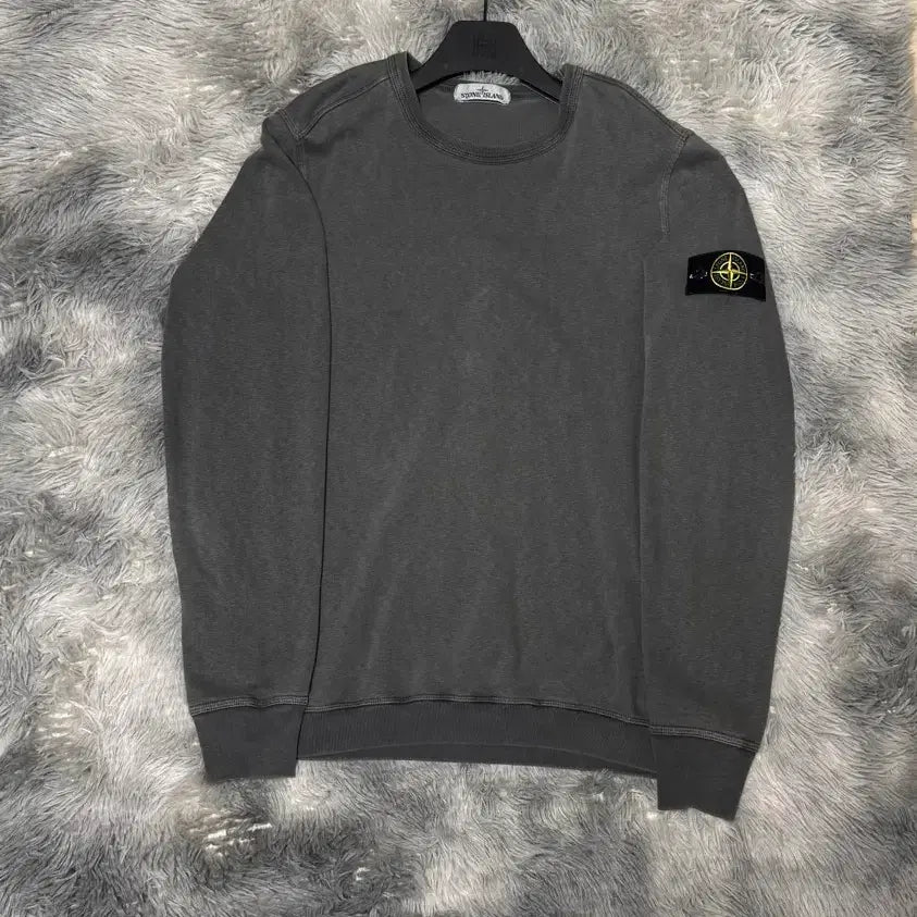 [BUNJANG] Stone Island Sweatshirt L Grey / [L, A급] 스톤아일랜드 맨투맨 그레이
