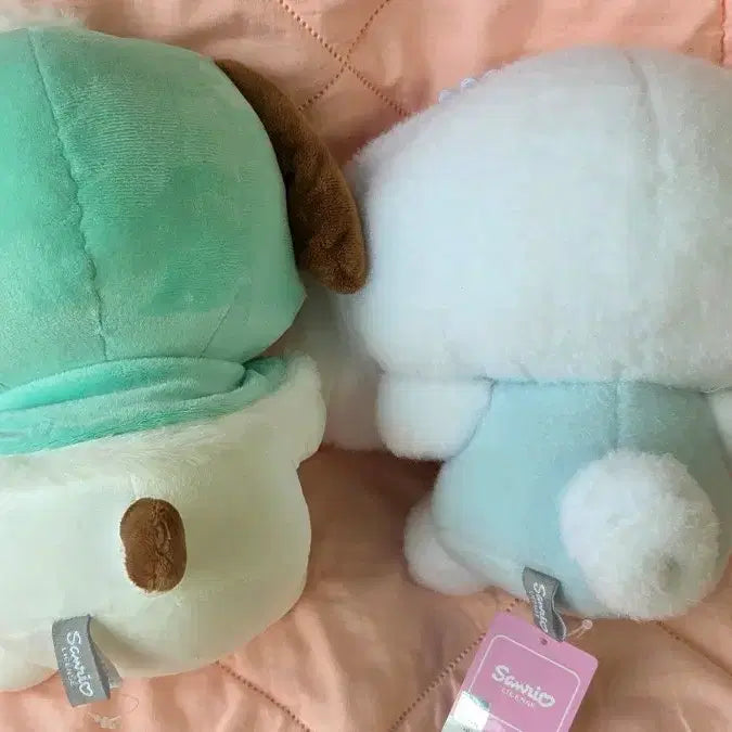 [BUNJANG] Sanrio Pochacco &amp; Cinnamoroll Medium Plush Dolls / 산리오 포차코, 시나모롤 중형인형
