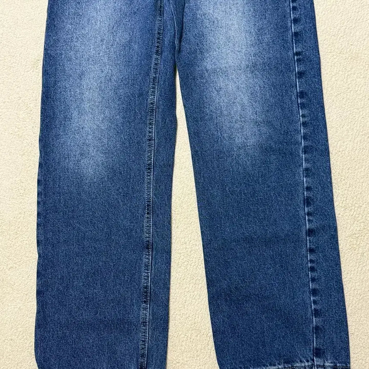 [BUNJANG] Ably Dark Wash Wide Leg Pants / 에이블리 진청 와이드 팬츠