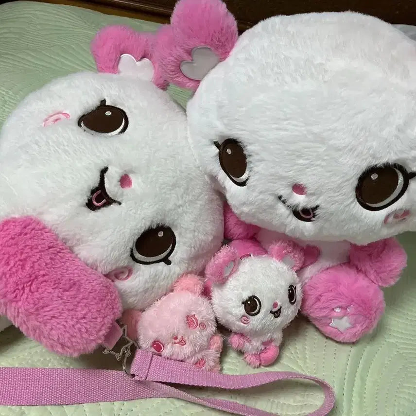 [BUNJANG] Pangi Bag 30cm Pink "Login Pangi" Plush Doll Bundle / 로그인 팡이 가방 30센치 대왕 팡이 핑크 컬러돌 팡이 양도합니다